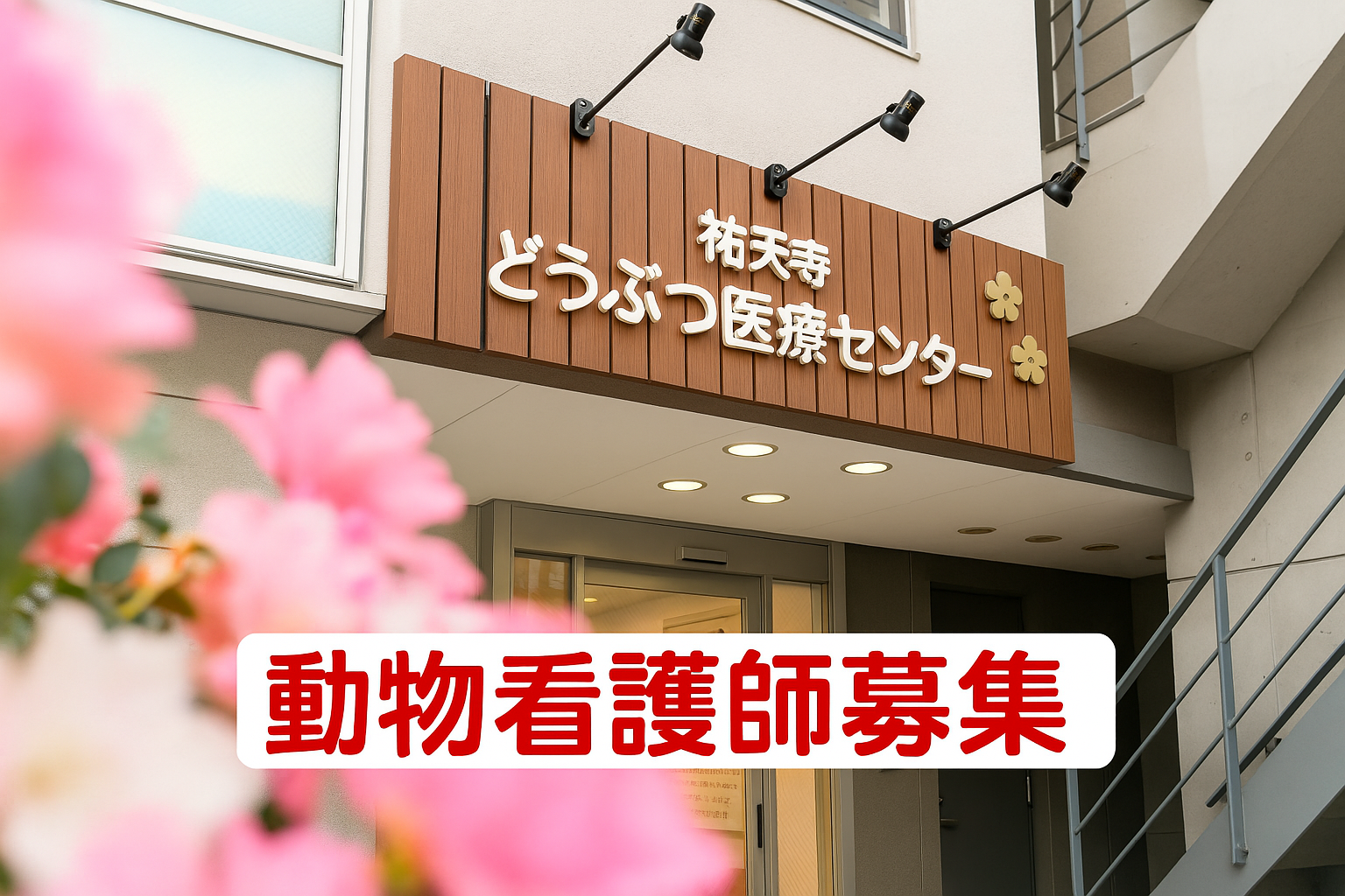 動物看護師さん大募集！【都心駅チカ】