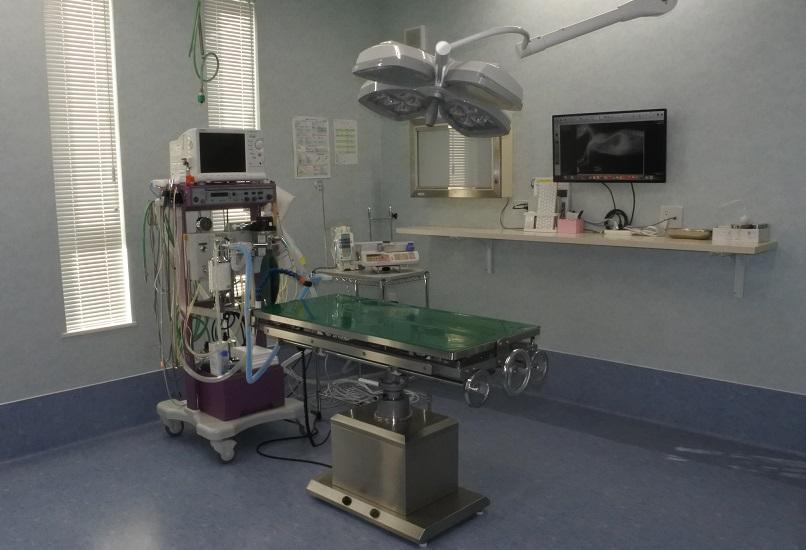 メインの手術室です。スケーリングや軽度鎮静処置時には手術前室も使用します。