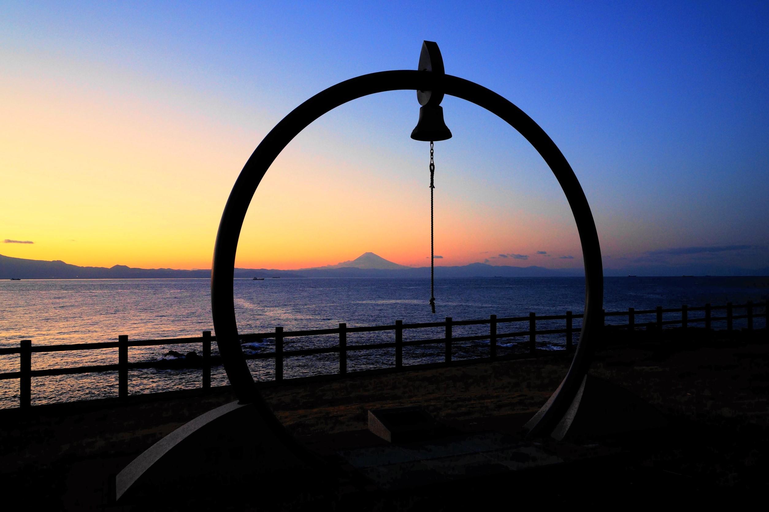 天気の良い日は富士山も見えます。