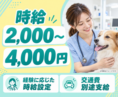 【群馬/伊勢崎】パート獣医師｜週1日〜OK｜ブランク歓迎