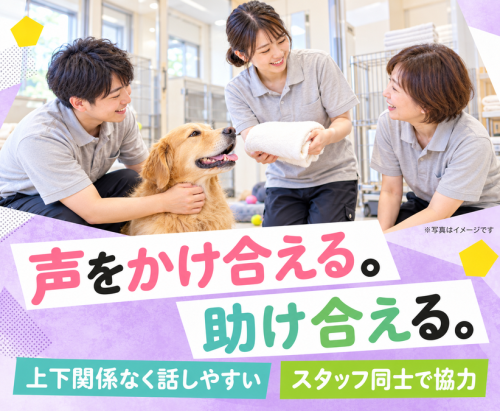 【ペットホテル】資格不問・未経験OK｜週2日〜